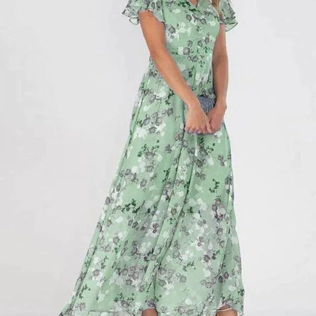 ZURI | ELEGANTES, FLIESSENDES KLEID MIT FIGURSCHMEICHELNDEM EFFEKT