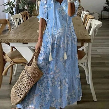 LUNA | BOHO-MIDI-KLEID FÜR EINEN LÄSSIGEN LOOK