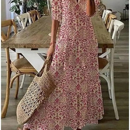 LUNA | BOHO-MIDI-KLEID FÜR EINEN LÄSSIGEN LOOK