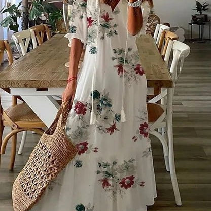 LUNA | BOHO-MIDI-KLEID FÜR EINEN LÄSSIGEN LOOK